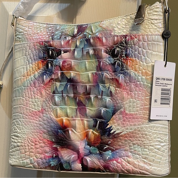 🌈NWT!!! RARE FIND!! Brahmin SOLD OUT Prism Ombré Katie Crossbody - Picture 2 of 16